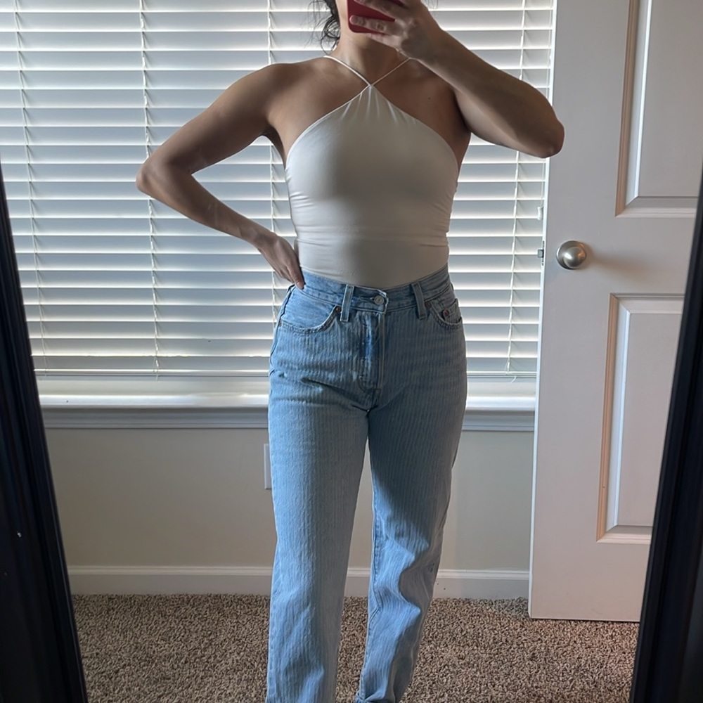 ✨H&M Asymmetrical Bodysuit